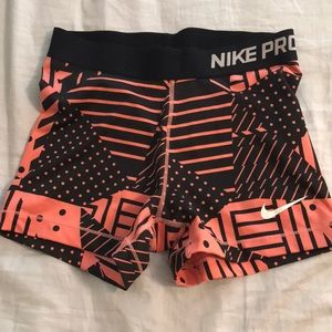 Nike pro 3 in shorts size M